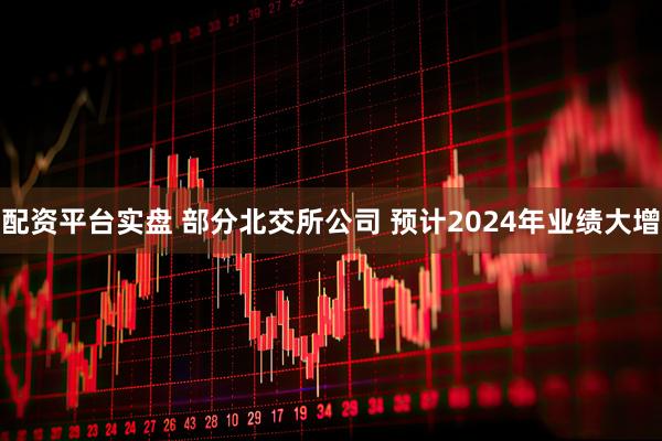 配资平台实盘 部分北交所公司 预计2024年业绩大增