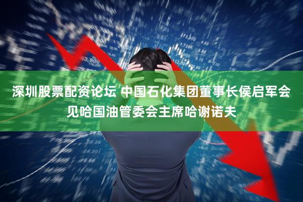 深圳股票配资论坛 中国石化集团董事长侯启军会见哈国油管委会主席哈谢诺夫